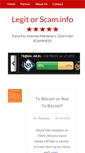 Mobile Screenshot of legitorscam.info